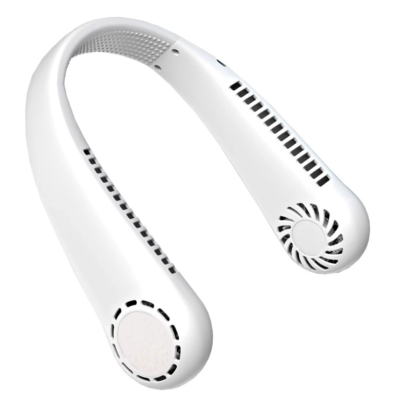 挂脖风扇usb便携式随身小型无叶懒人挂脖子充电静音制冷空调户外高清大图