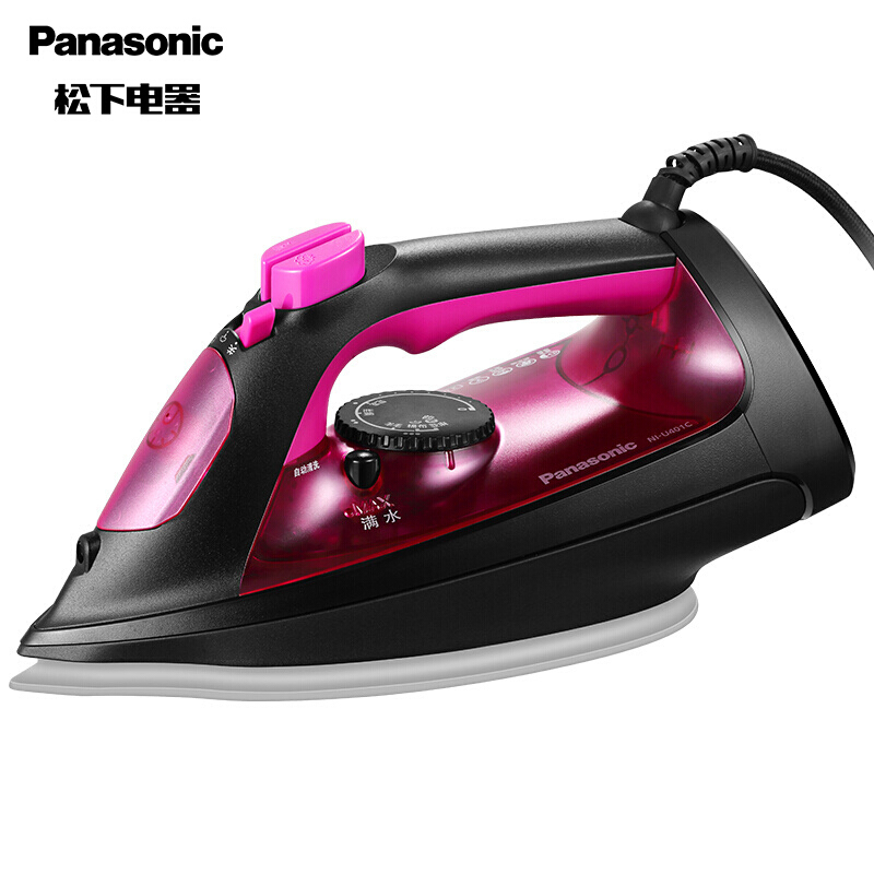 松下(Panasonic)电熨斗NI-U401C 大功率2050W手持熨烫机强劲蒸汽快速熨衣断电保护防水渍高清大图