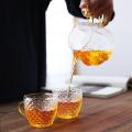 锤纹带把玻璃品茗杯家用功夫透明小号茶杯办公耐热喝茶杯简约_360