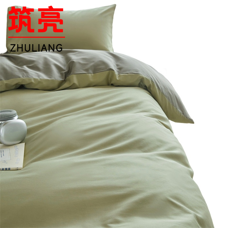 筑亮 纯棉三件套 C606 套高清大图
