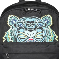 【直营】Kenzo 高田贤三 女士黑色虎头图案双肩包 F855SF300F20-99D