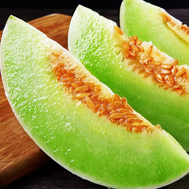 [西沛生鲜]正宗玉菇甜瓜 净重2.5斤 1-2个 冰淇淋新鲜水果当季白香瓜玉茹哈蜜瓜高清大图