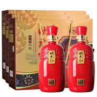 古越龙山绍兴黄酒 八年陈状元红1L*6瓶礼盒装