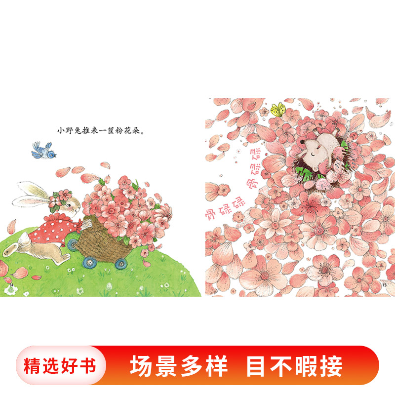 小刺猬穿衣服 [正版]乐悠悠启蒙图画书系列小刺猬穿衣服精装绘本适合0~4岁宝宝的中国原创图画书中少社童书高清大图