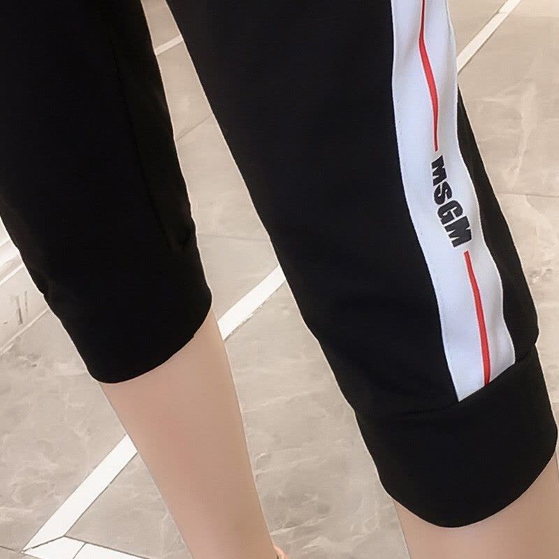 迪鲁奥(DILUAO)孕妇哺乳套装2021夏季新款纯棉短袖隐形外出哺乳裤套装图片