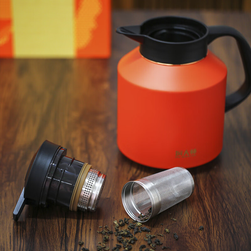 焖大师(MENDASHI) MT1700焖壶组合套装 礼盒保温套装 公道杯高硼硅玻璃陈皮黑茶普洱1700ML高清大图