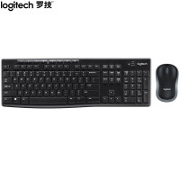 罗技(Logitech)MK270 无线键鼠套装 办公键鼠套装 全尺寸带无线2.4G接收器 黑色