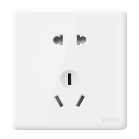 公牛(BULL) 公牛 G28五孔 正五孔插座二三极连体插座 86型面板G28