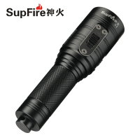 Supfire神火D3专业潜水强光手电筒防水IP68水下摄影聚光远射迷你