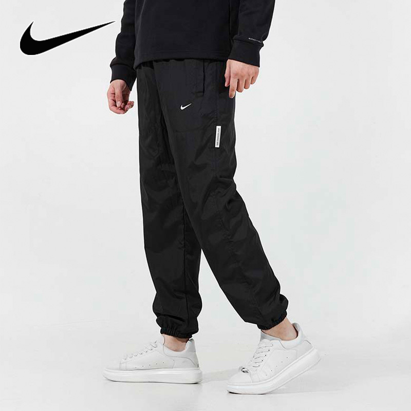 nike耐克梭织长裤男裤2022春季新款宽松跑步束脚运动裤da6737010视频