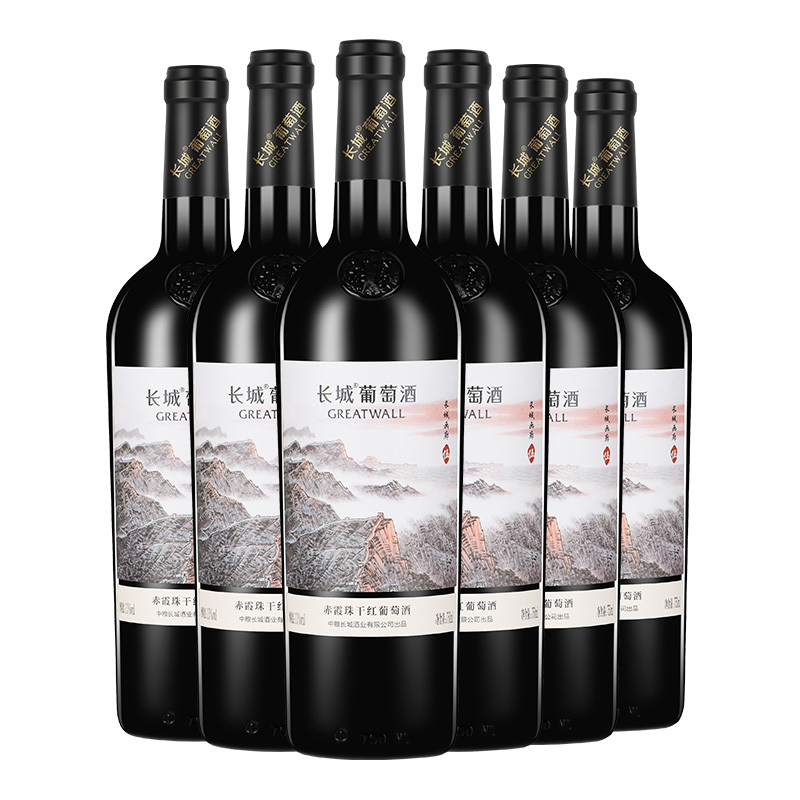 中粮长城画廊5伍赤霞珠干红750ml*6瓶整葡萄酒