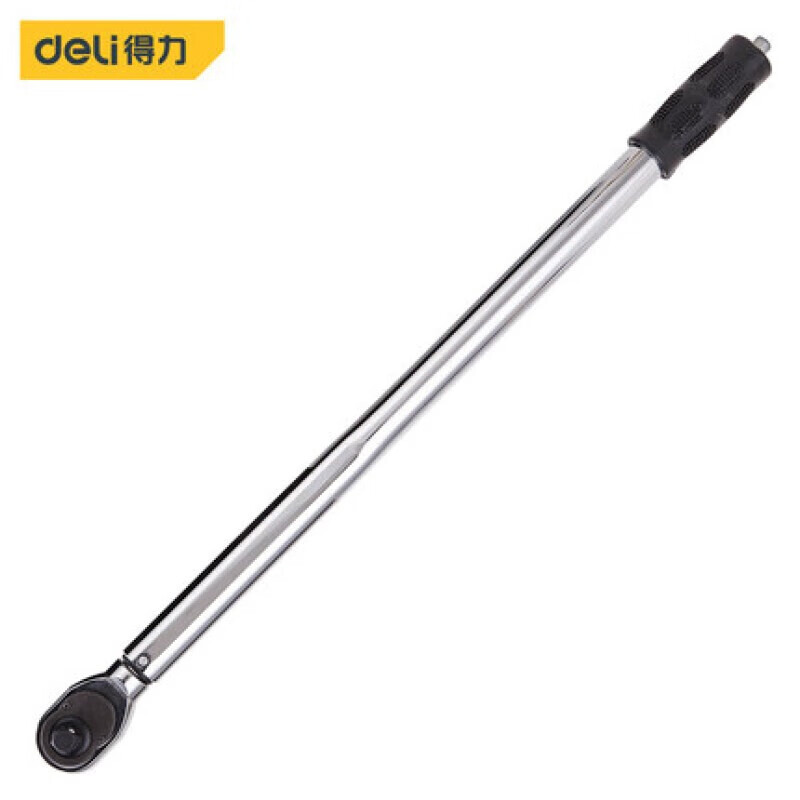 得力(deli)重型预置扭力扳手 3/4
