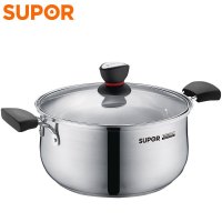 苏泊尔（SUPOR）时尚304不锈钢汤锅22cm ST22H1