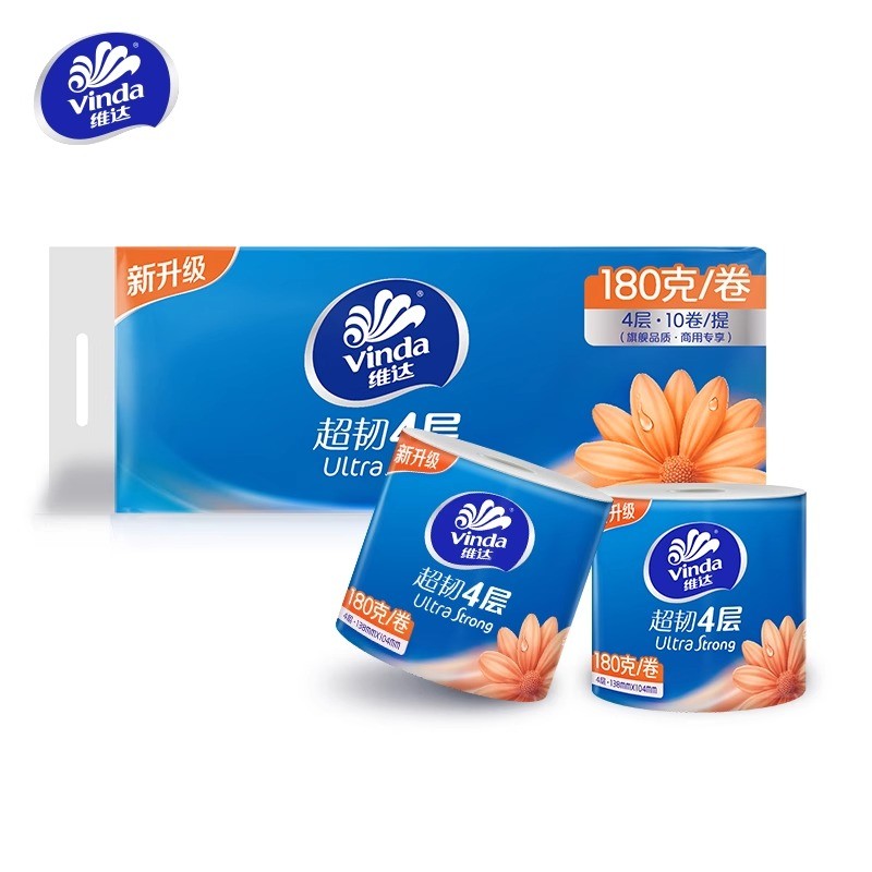 得宝 /维达/心相印 加厚无香家庭抽纸卷纸湿巾抹布组合 58包+10卷高清大图