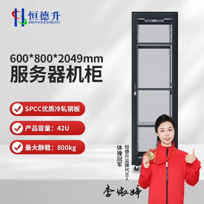 机柜 恒德升 HDS-A427SW6842 服务器机柜 19英寸国际标准机柜 42U高清大图