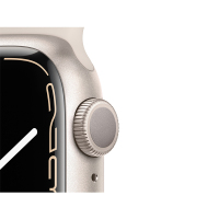 Apple Watch Series 7 GPS版 45mm 星光色铝金属表壳 星光色运动型表带