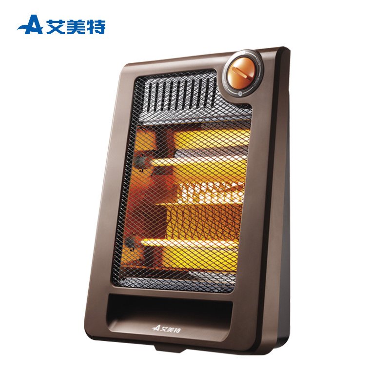 艾美特(Airmate)取暖器 HQ815 防爆石英管倾倒断电过热保护800瓦暗光取暖家用小太阳节能电暖器 电暖气