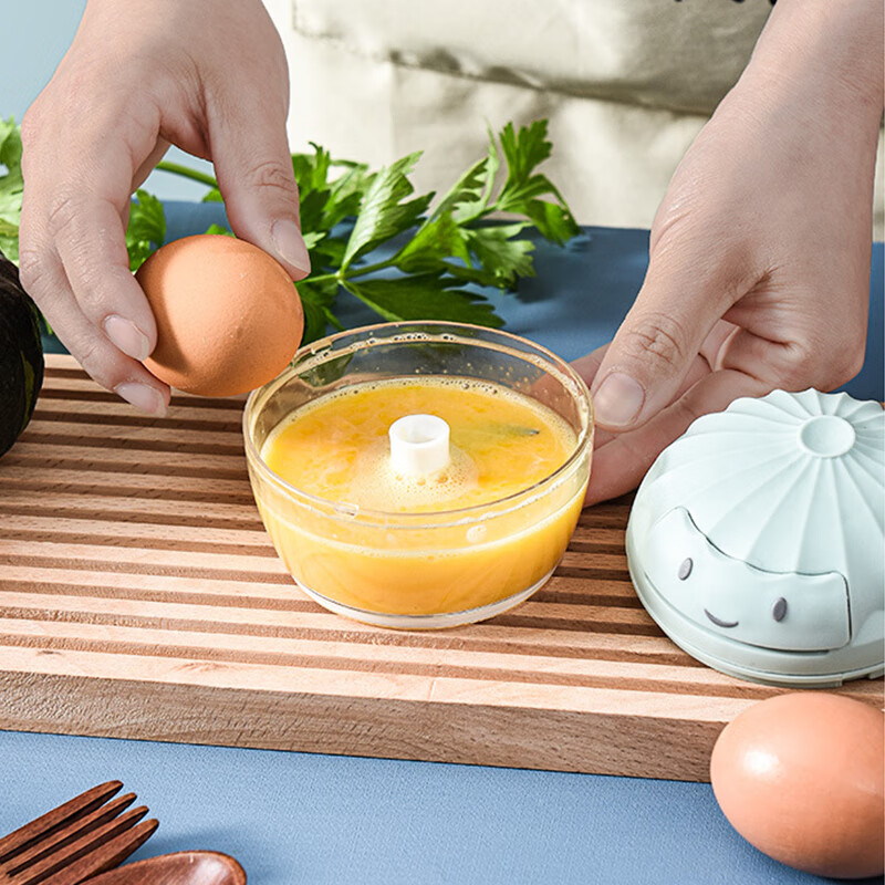 艾逸瑶选辅食料理机多功能婴儿研磨搅拌一体静音设计便携轻巧操作简单高效料理营养不流失高清大图