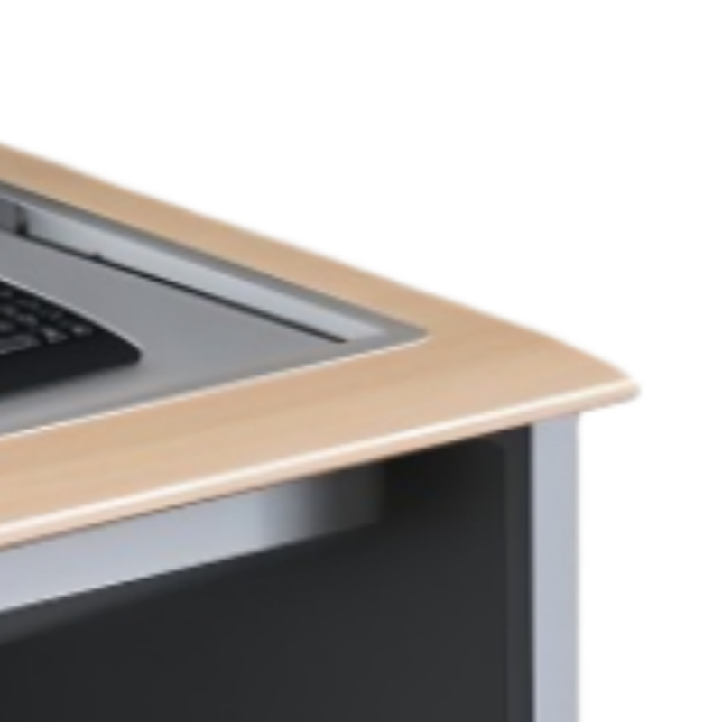 乐琪艺 翻转电脑桌 单人位 张高清大图