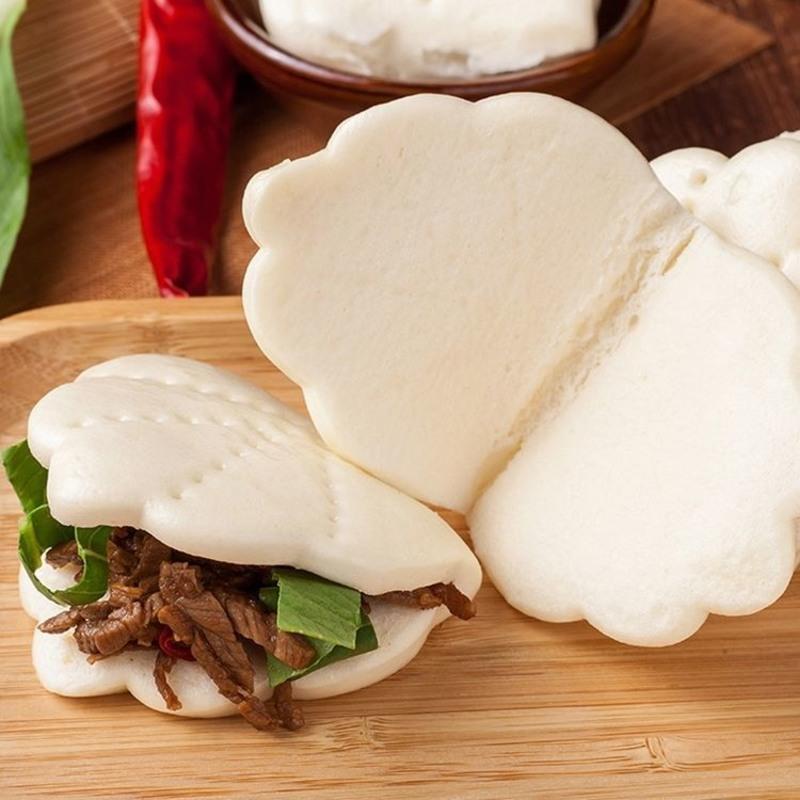 湛航 荷叶饼蝴蝶夹儿童早餐面食肉夹馍馒头速冻半成品酒店同款460g/20