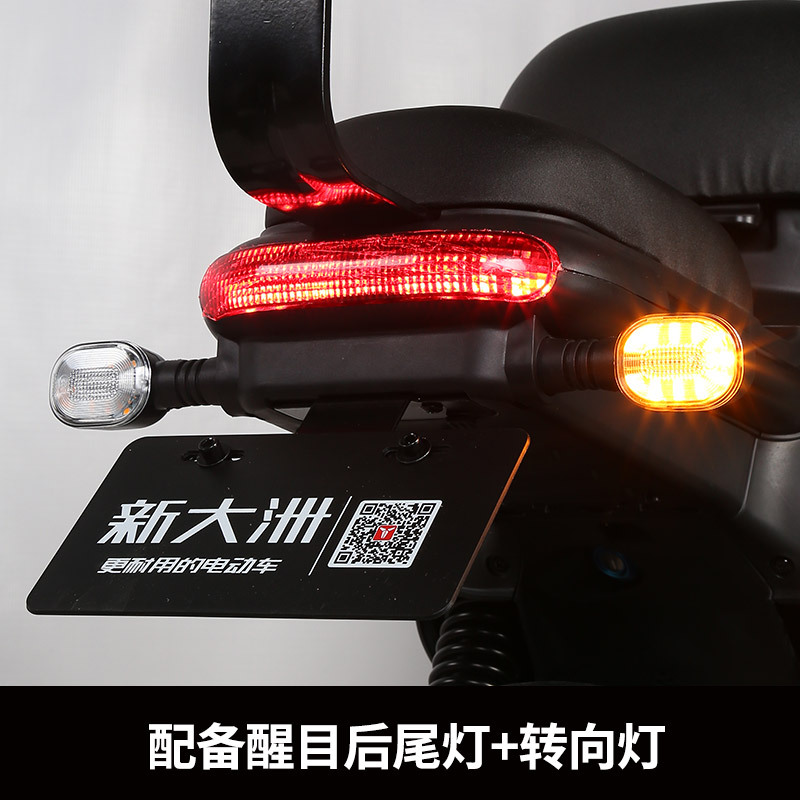 新大洲PALLA电动车 新国标48V24ah锂电池成人电瓶车代步车电动自行车长续航 K9幻影粉