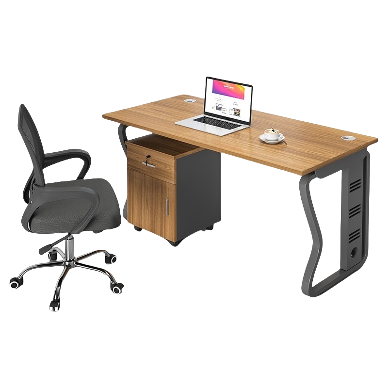 晨磊 办公工位 单人位含柜椅120*60*75cm 套高清大图