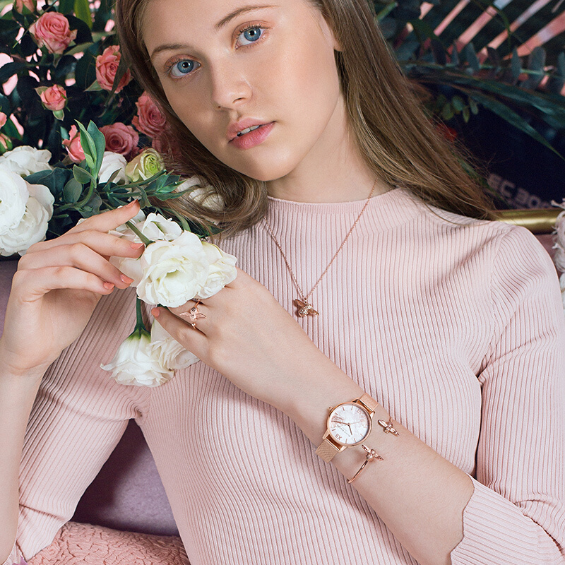 专柜正品oliviaburton腕表ob女士手表欧式简约时尚潮流表女士石英表