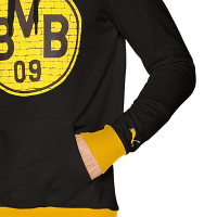 彪马(Puma)BVB Fan 男士连帽套头休闲运动卫衣75286312