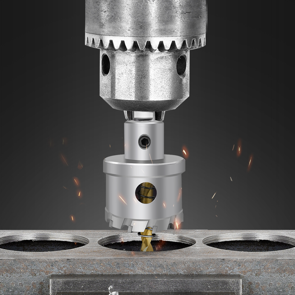 沁渝优品 合金打孔钻头 18mm/个高清大图