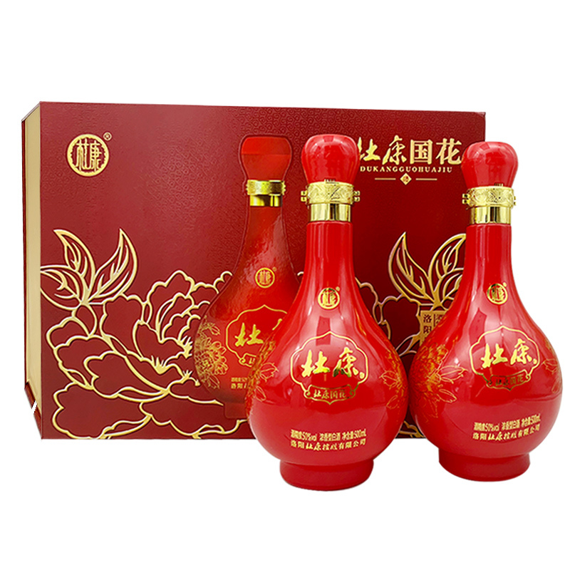 杜康 国花杜康500ml*2 50° 浓香型盒装白酒
