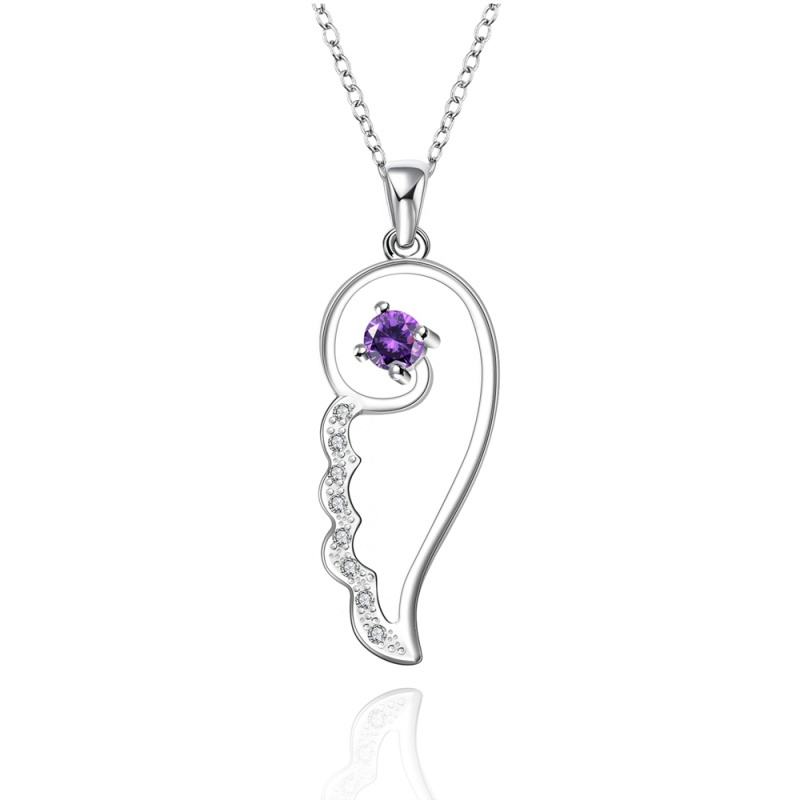 N635 Women Silver Necklace 镀925纯银女项链日韩版锁骨链潮人送女朋友七夕情人节礼物
