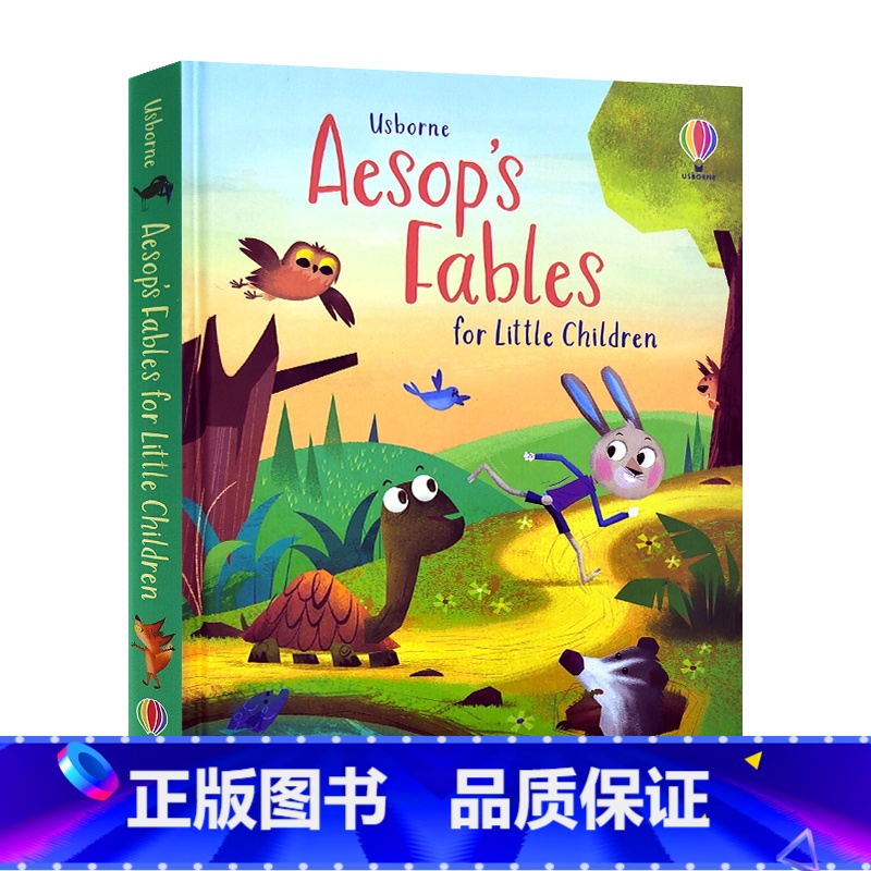 [正版]Usborne出品 伊索寓言 英文原版 Aesop’s Fables for Little Children高清大图
