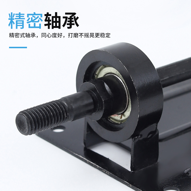 手电钻变砂轮转换变家用小型支架磨刀石打磨电钻手电钻抛光砂轮机-白布轮+转换杆