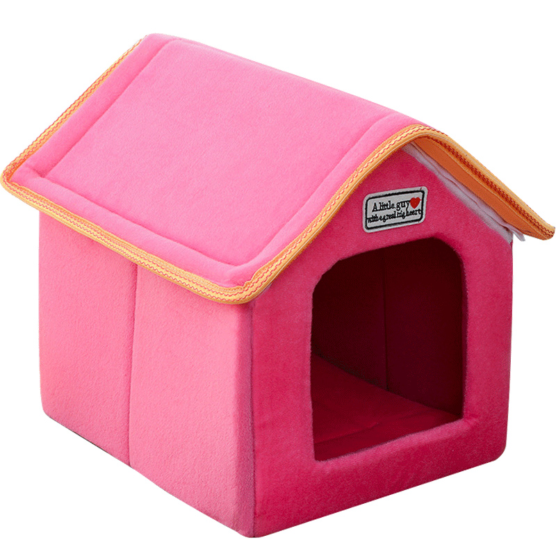 猫窝冬季保暖封闭式房子别墅可拆洗猫睡袋狗窝小型犬泰迪猫咪用品高清大图