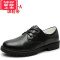 可莉允儿童皮鞋黑色成人中大学生男士男孩青年学校休闲大码绑鞋带鞋运动休闲鞋
