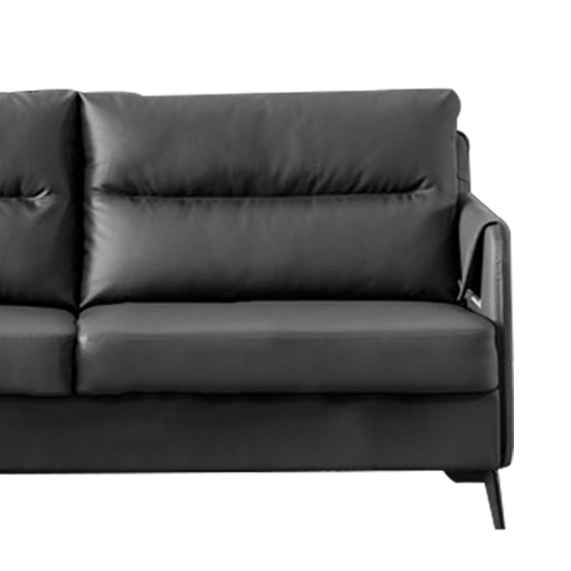 匡大 办公沙发 皮艺沙发 办公室接待沙发 牛皮 三人位 KDT685高清大图