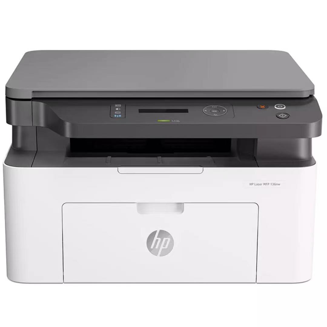 惠普 (HP) 136nw 锐系列新品激光多功能一体机 三合一 打印复印扫描 M1136升级款网络无线版