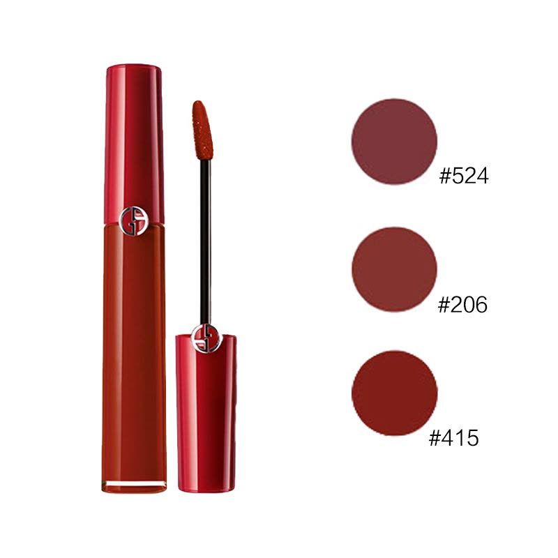 阿玛尼 红管唇釉秋冬陶土红棕系列6.5ml #415图片