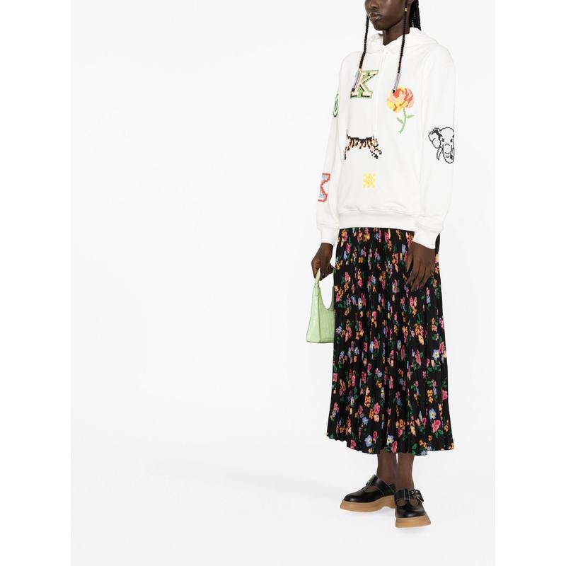 高田贤三(Kenzo)女士运动卫衣带帽印花棉质休闲百搭套头衫高清大图