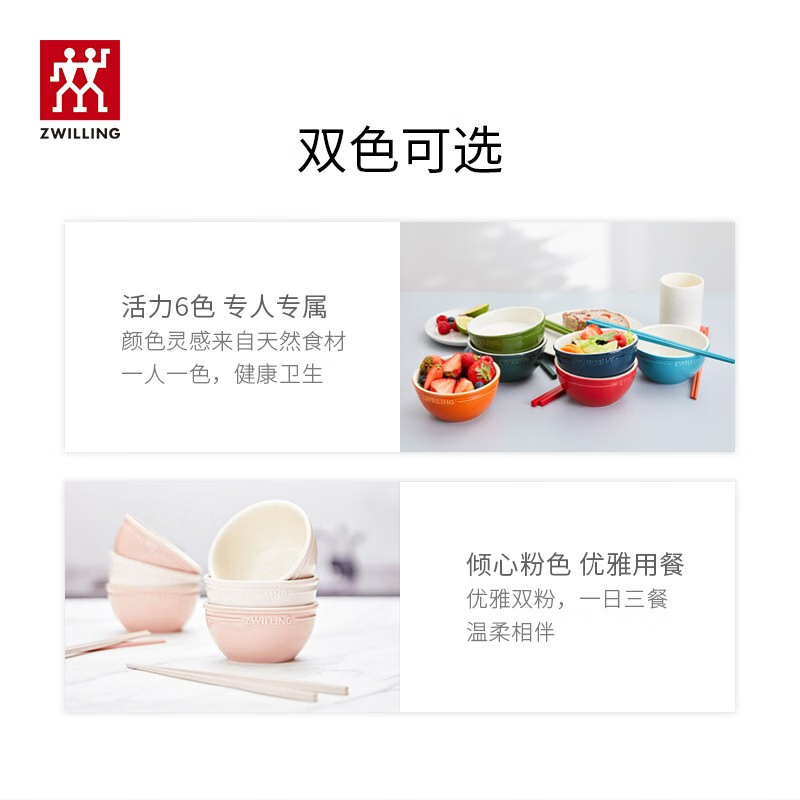 双立人 1010547 彩虹碗6件套高清大图