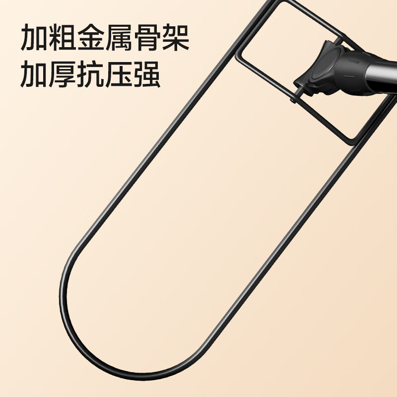五月花尘推墩布60cm单配布平板拖把不锈钢拖把干湿两用商场物业拖地墩布高清大图