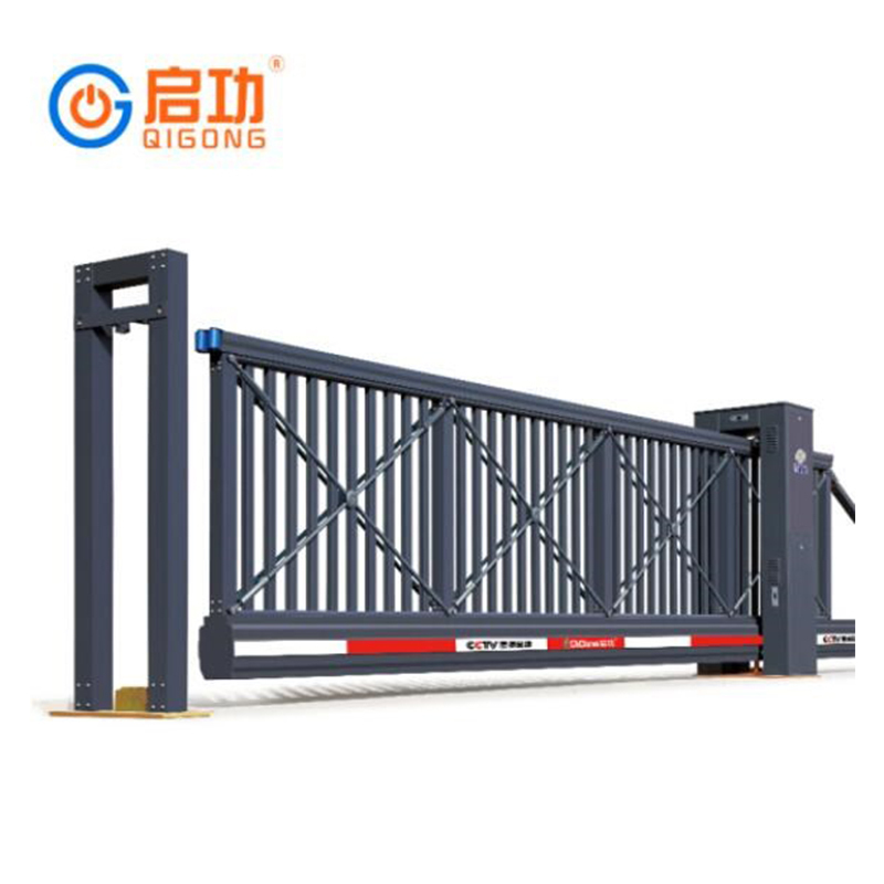 qgp2160悬浮门三代小区单位铝合金电动移动门电动伸缩门交通管理移动