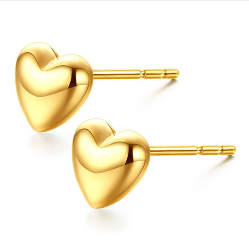 佰黛 18k金耳钉耳饰女au750正品星星耳线彩金耳圈耳环泡泡耳钉微笑