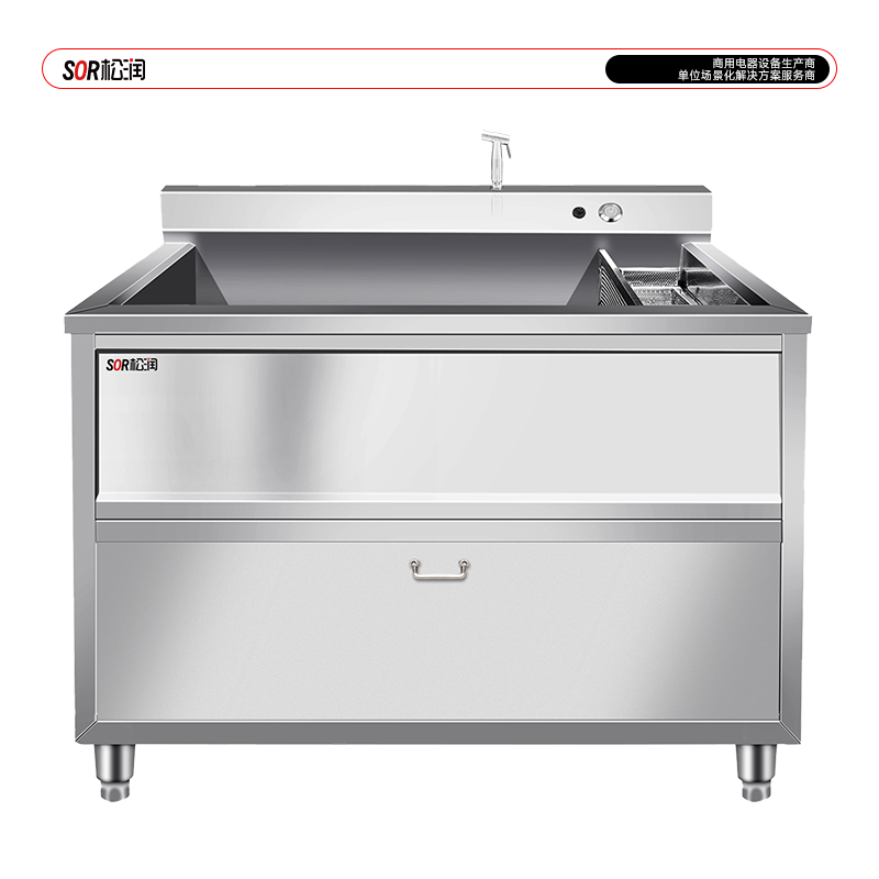 SOR松润 洗菜机 SOR-G204 1.5米单缸消毒洗菜机高清大图
