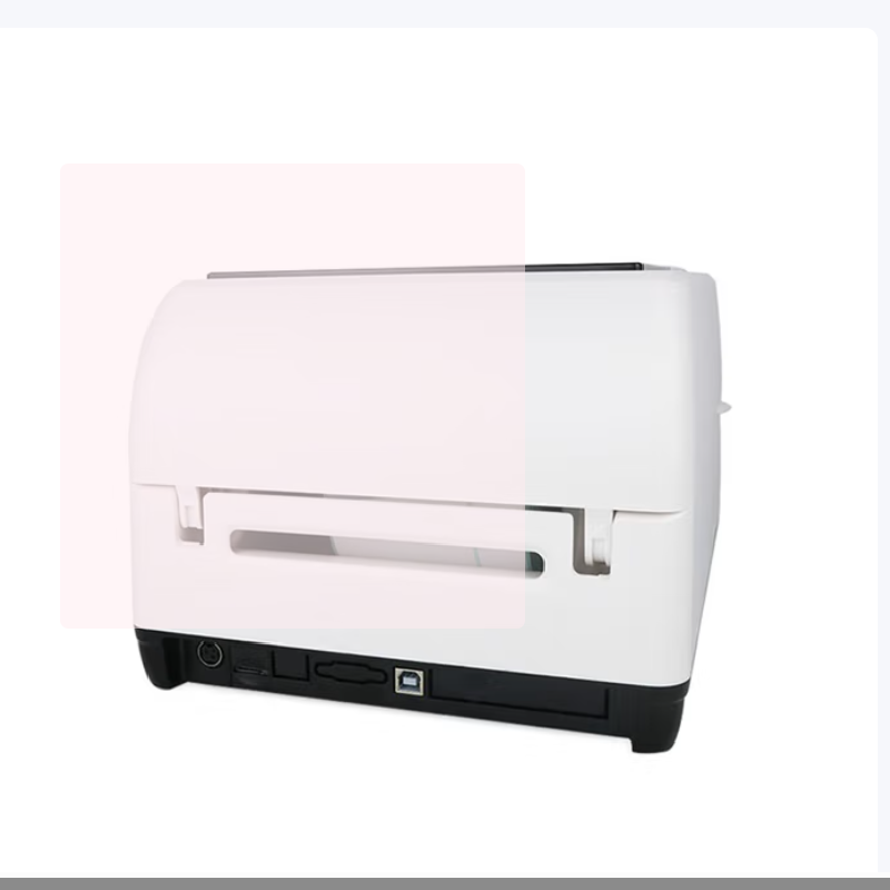 MASUNG MS-TS101热敏热转印标签条码打印机小票据固定资产热转印桌面办公便携打印机 白色高清大图