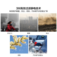 3M PM2.5颗粒物防护口罩 超滤 9501V