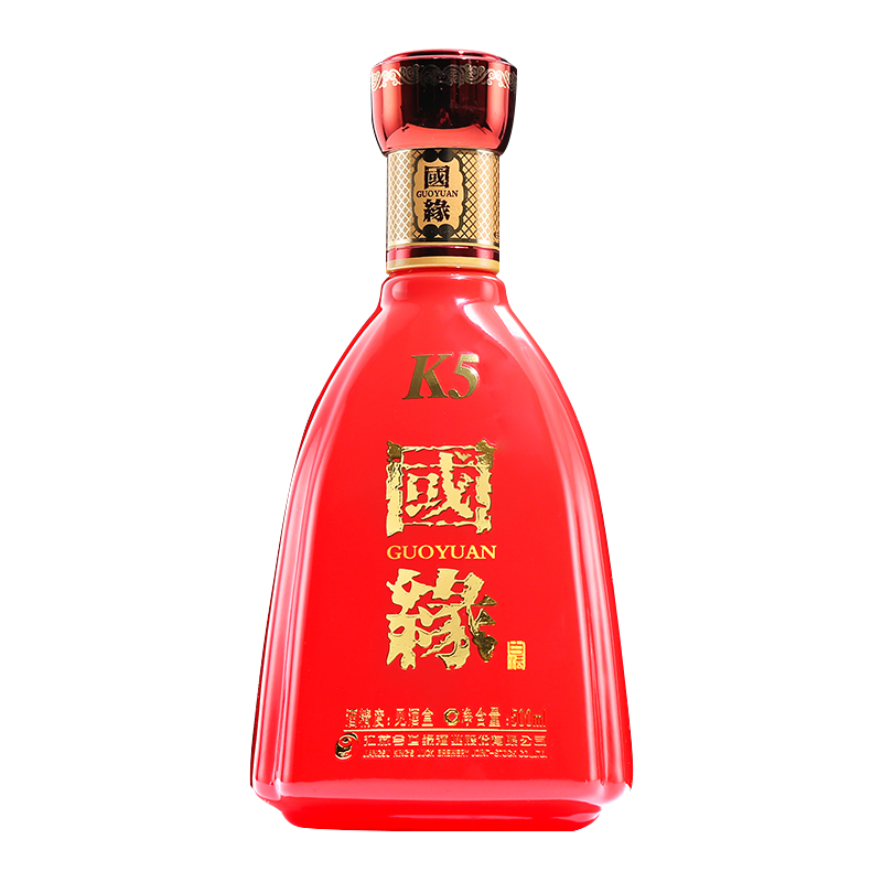 今世缘 国缘K5 幽雅醇厚型白酒 42度 500ml*4瓶 整箱装 苏宁自营