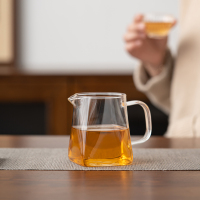佳德美玻璃四方公道杯防烫加厚耐热分茶器家用茶海茶具配件