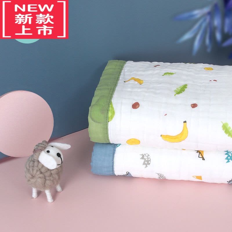 可莉允新生婴儿浴巾纱布春夏季宝宝男童女童宝宝洗澡巾儿童大毛巾被图片