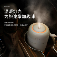 闪电客网红车载手持两用USB充电萌宠补水仪可爱卡通喷雾补水汽车加湿器